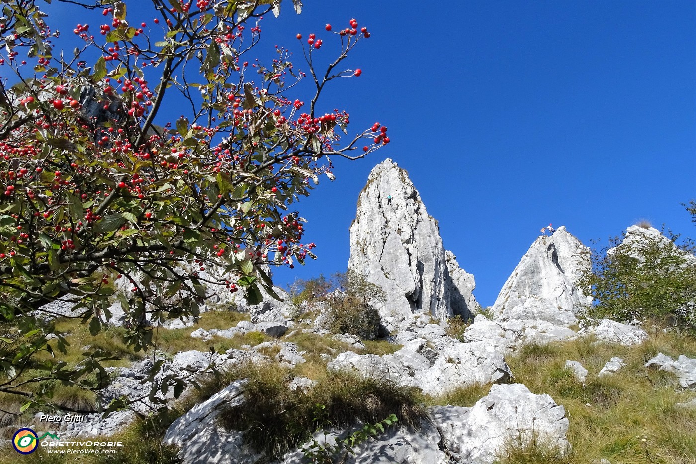 10 Torrioni d'arrampicata Gemelli a dx e Longo a sx.JPG